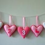 Pink Heart Nursery Decorati..