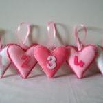 Pink Heart Nursery Decorati..
