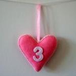 Pink Heart Nursery Decorati..