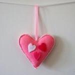 Pink Heart Nursery Decorati..