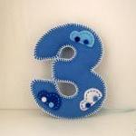 Bubble Car Felt Number Deco..