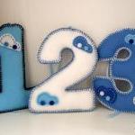 Bubble Car Felt Number Deco..